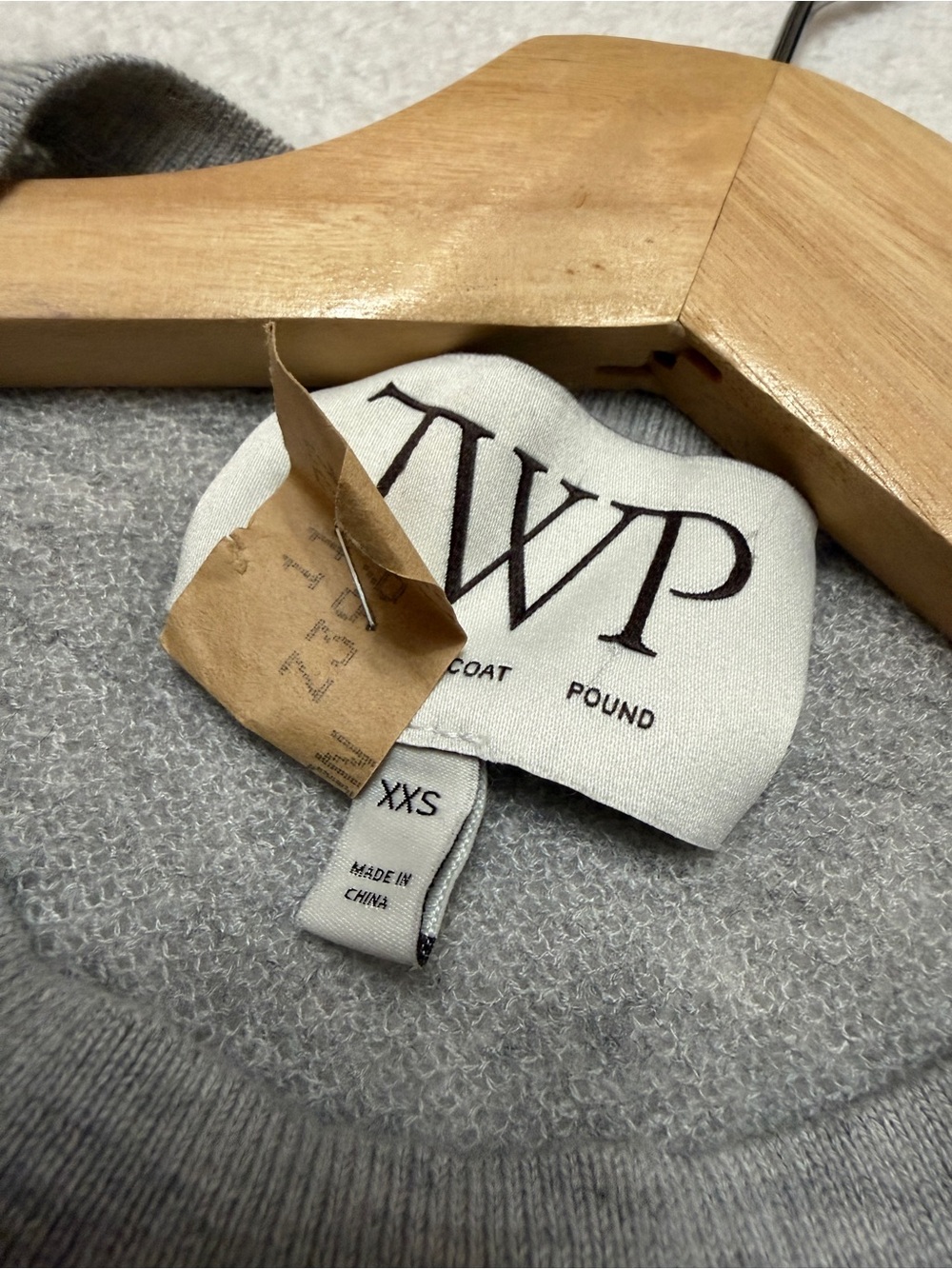TWP sz 2XS - XS 100% Cashmere T Shirt Top Ponte Knit - Picture 5 of 8
